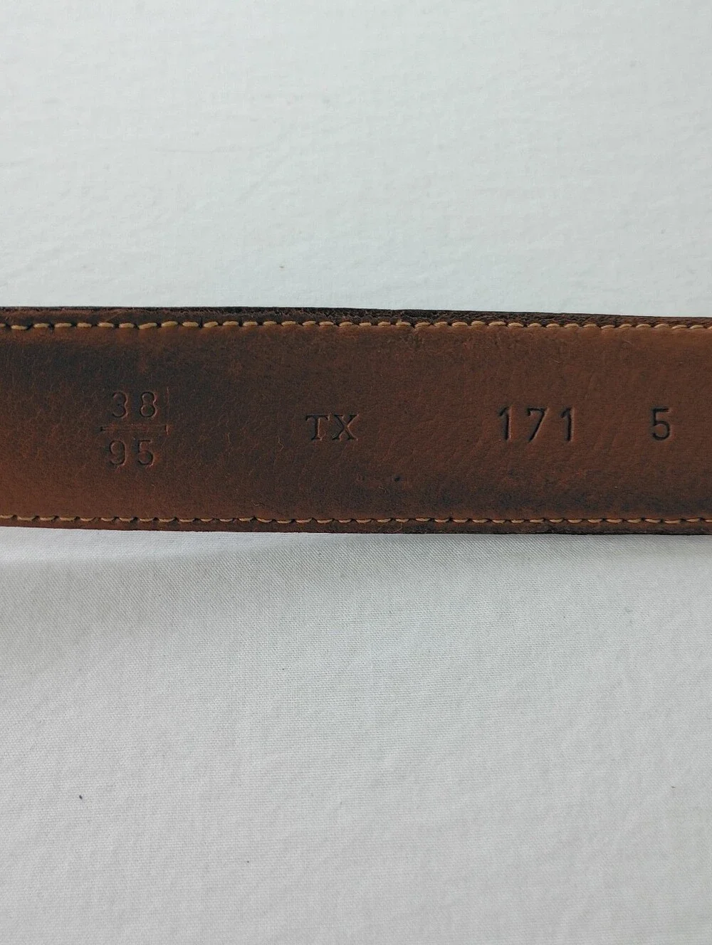 Trafalgar Leather Cortina Belt Men 38